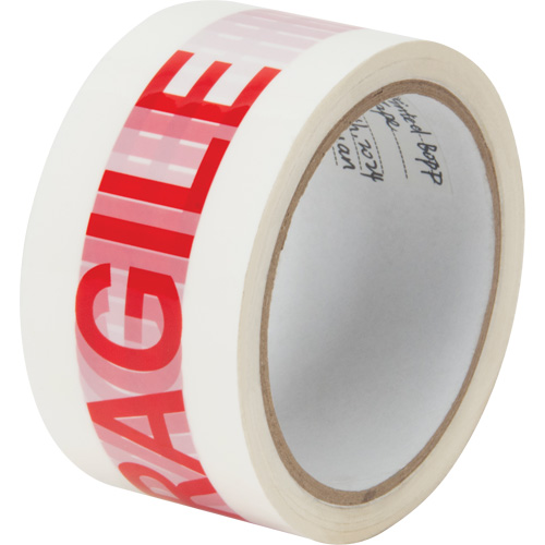 Ruban d'emballage Fragile, Adh&eacute;sif Thermofusible, 2 mils, 48 mm (2") x 100 m (328') Groupe Generik
