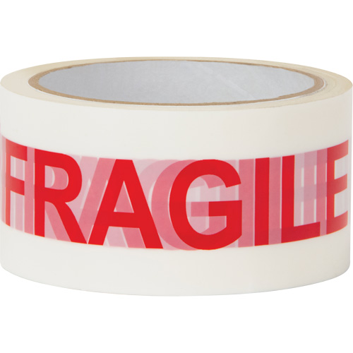 Ruban d'emballage Fragile, Adh&eacute;sif Thermofusible, 2 mils, 48 mm (2") x 100 m (328') Groupe Generik