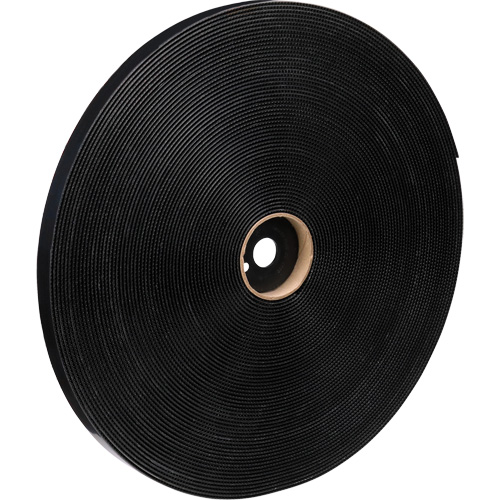 Dual Lock Reclosable Fastener, Hook & Loop, 50 yds x 1", Adhesive, Black Groupe Generik