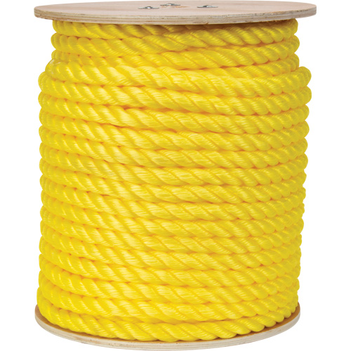 Braided Yellow Rope, Polypropylene, 300' Groupe Generik