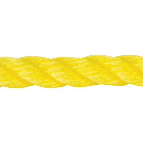 Braided Yellow Rope, Polypropylene, 144' Groupe Generik