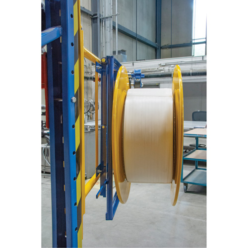 Distributeur de feuillards, Feuillard Polyester/Acier/Polypropyl&egrave;ne, Dia de noyau 16"/8", largeur de rouleau 3"/8"/6" Groupe Generik
