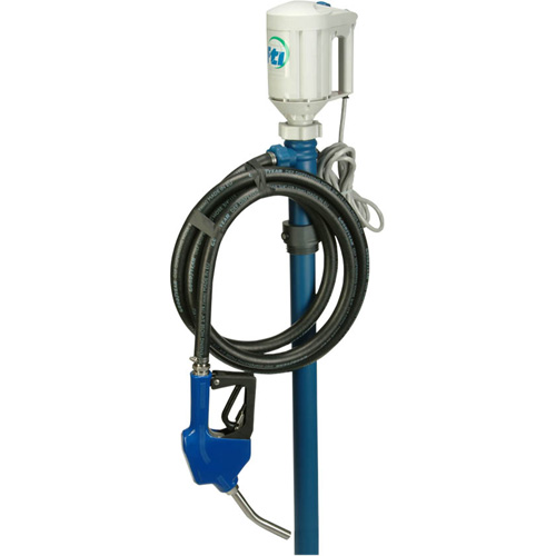 Trousse de pompe pour baril PFM-40 avec moteur M3V avec accessoires pour fluide d&eacute;chappement diesel (DEF), Polypropyl&egrave;ne/PVDF/Acier inoxydable Groupe Generik