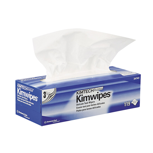 Serviette pour les travaux d&eacute;licats Kimwipes de Kimtech Science, Sp&eacute;cialis&eacute;, 12" lo x 12" la Groupe Generik