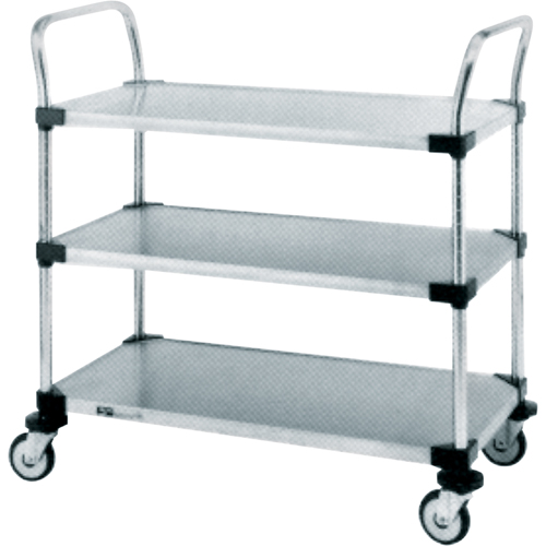 Standard-Duty Utility Carts, 2 Tiers, 24" W x 39" H x 36" D, 500 lbs. Capacity Groupe Generik
