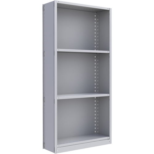 &eacute;l&eacute;ment de rayonnage Interlok, Acier, Sans boulons, Capacit&eacute; 800 lb, 36" la x 76" h x 24" p Groupe Generik