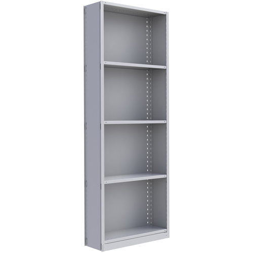 Interlok Shelving Unit, Steel, Boltless, 800 lbs. Capacity, 36" W x 100" H x 24" D Groupe Generik