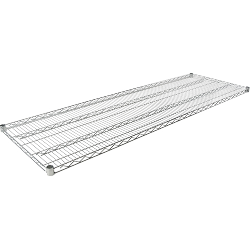 Wire Shelf for Heavy-Duty Chromate Wire Shelving, 60" W x 24" D, 600 lbs. Capacity Groupe Generik