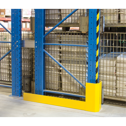 Protecteurs d'all&eacute;es de rayonnages, 3" la x 50" lo x 16" h, Jaune s&eacute;curit&eacute; OSHA Groupe Generik