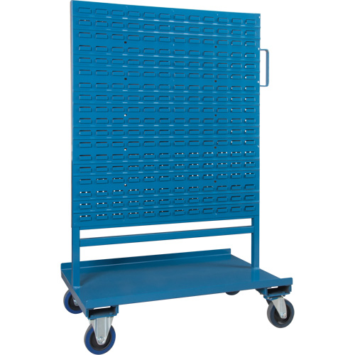 Bin/Pegboard Combo Rack, Double-sided, 38" W x 24-1/2" D x 55" H Groupe Generik