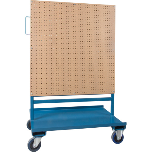 Bin/Pegboard Combo Rack, Double-sided, 38" W x 24-1/2" D x 55" H Groupe Generik