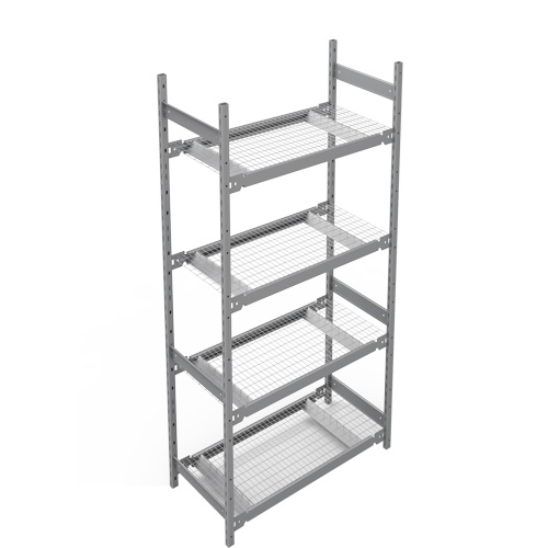 &eacute;tag&egrave;re de grande largeur, Acier, Sans boulons, Capacit&eacute; 1340 lb, 42" la x 84" h x 18" p Groupe Generik
