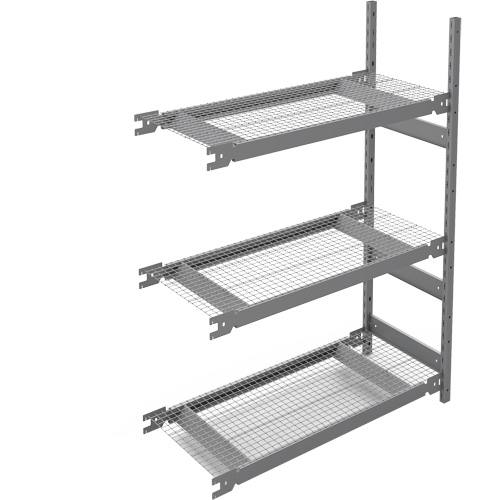 &eacute;tag&egrave;re de grande largeur, Acier, Sans boulons, Capacit&eacute; 1340 lb, 42" la x 60" h x 18" p Groupe Generik