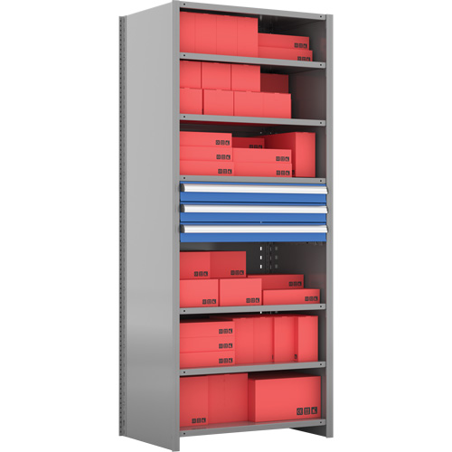 Cabinet d'entreposage &agrave; tiroirs int&eacute;gr&eacute; Interlok Groupe Generik