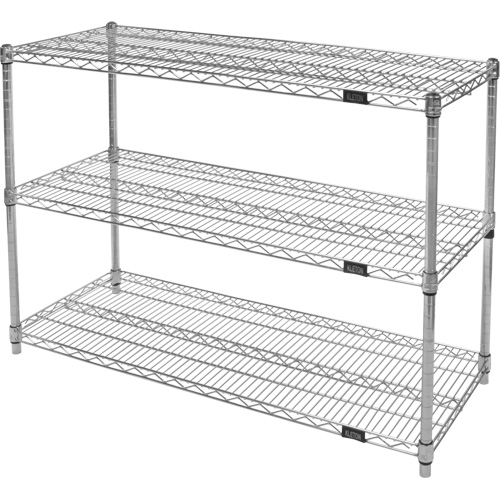 &eacute;tag&egrave;res robustes en treillis chromat&eacute;, Tiers 3, 36" la x 33" h x 24" p Groupe Generik