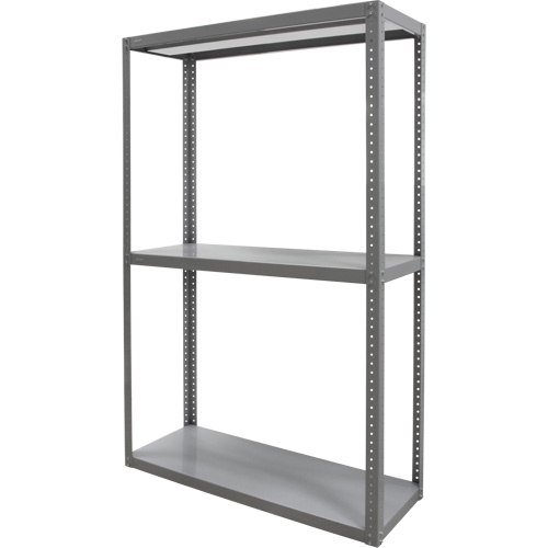 &eacute;tag&egrave;re robuste, Acier, Boulonn&eacute;, Capacit&eacute; 3000 lb, 36" la x 72" h x 18" p Groupe Generik