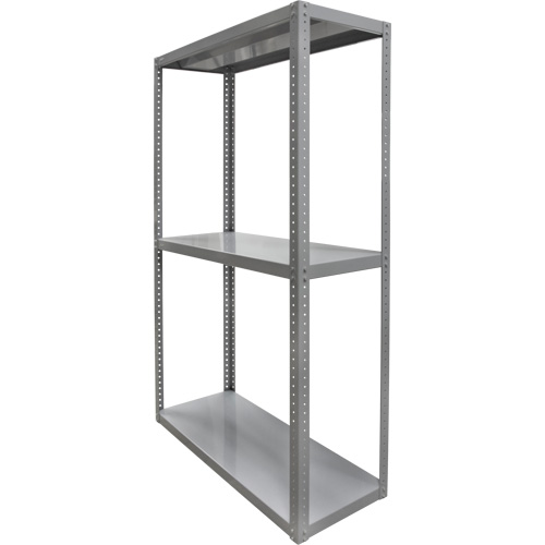 &eacute;tag&egrave;re robuste, Acier, Boulonn&eacute;, Capacit&eacute; 3000 lb, 36" la x 72" h x 18" p Groupe Generik
