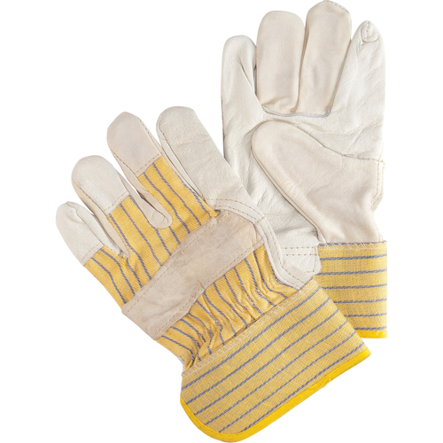 Gants pour ajusteur r&eacute;sistant &agrave; l'abrasion, T-Grand, Paume en Cuir fleur de vache Groupe Generik