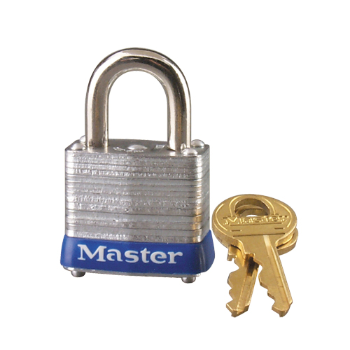 Cadenas &agrave; goupilles, Cl&eacute;s identiques, Acier lamin&eacute;, Largeur de 1-9/16" Groupe Generik