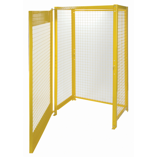 Armoires pour cylindres &agrave; gaz, nbre de bouteilles: 10, 44" , 30" , 74" , Jaune Groupe Generik