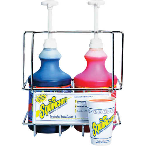 Sqwincher&reg; ServaStations&reg; Wall Mount Rack Groupe Generik