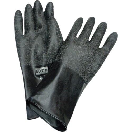 Gants r&eacute;sistants aux produits chimiques, Taille Moyen/8, 14" lo, Caoutchouc butyle, 32 mils Groupe Generik