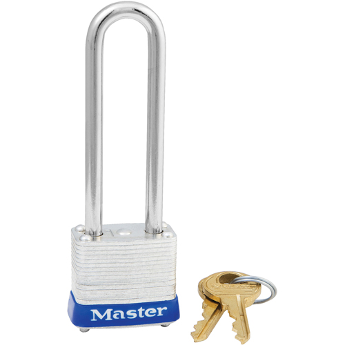 Padlock, Silver, Keyed Alike, Laminated Steel, 1-1/8" Width Groupe Generik