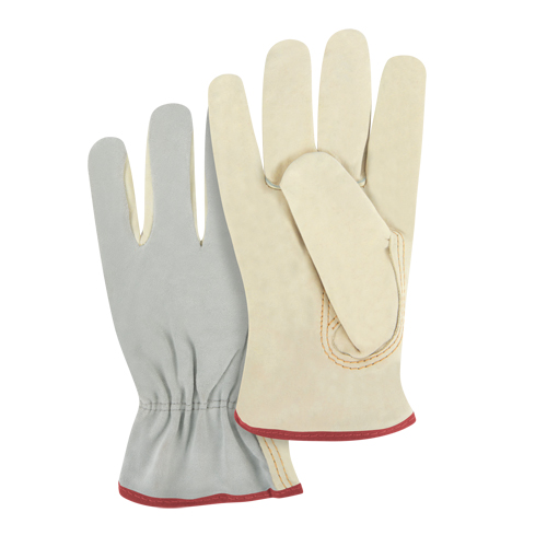 Split Back Driver's Gloves, Small, Grain Cowhide Palm Groupe Generik