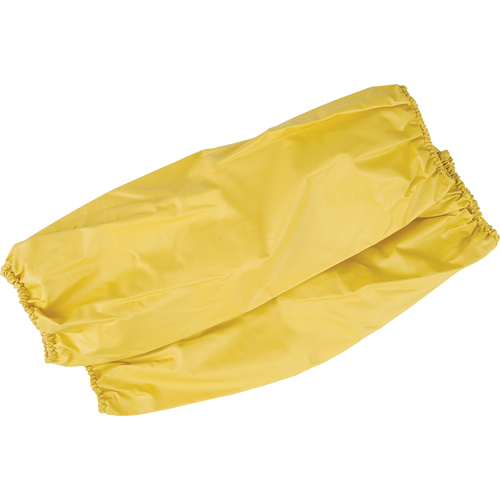 Flame Resistant Sleeves, 18" long, Polyester/PVC, Yellow Groupe Generik