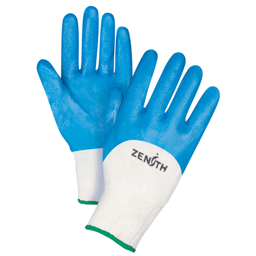 Gants enduits et tricot&eacute;s sans coutures de poids moyen, 8/Moyen, R&ecirc;vetement Nitrile, Calibre 13, Enveloppe en Coton Groupe Generik