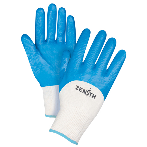 Seamless-Knit Medium-Weight Coated Gloves, 10/X-Large, Nitrile Coating, 13 Gauge, Cotton Shell Groupe Generik