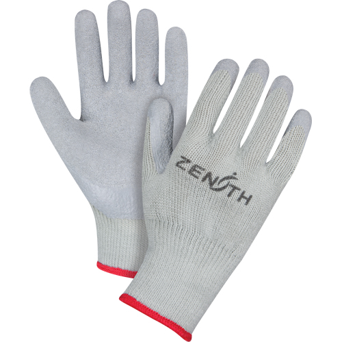 Gants enduits &agrave; doublure confortable en caoutchouc naturel, 8/Moyen, R&ecirc;vetement Latex de caoutchouc, Calibre 10, Enveloppe en Polyester/Coton Groupe Generik