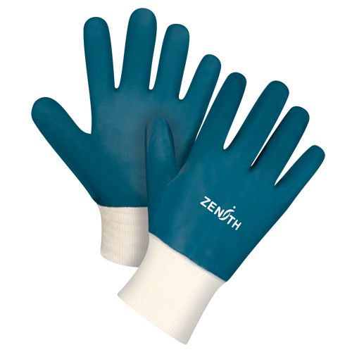 Gants &agrave; poignet en tricot de poids lourd, 10/T-Grand, R&ecirc;vetement Nitrile, Enveloppe en Coton Groupe Generik