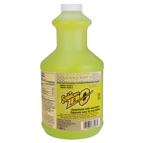 Sqwincher&reg; Boisson de r&eacute;hydratation ZERO, Concentr&eacute;, Citron-lime Groupe Generik