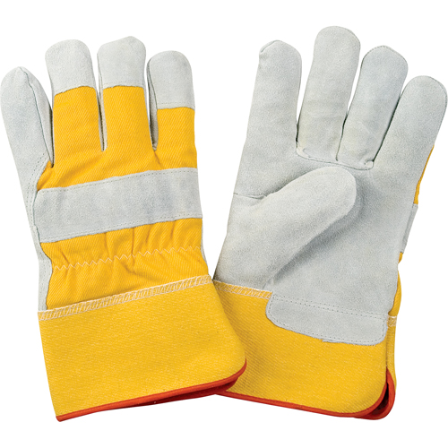 Premium Winter-Lined Fitters Gloves, 2X-Large, Split Cowhide Palm, Foam Fleece Inner Lining Groupe Generik