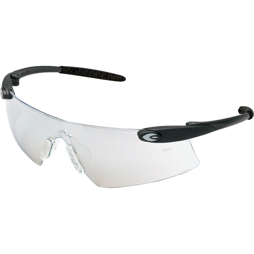 LUNETTES,DESPERADO,MONTNOIR CLR,I/O LENT MIROIR, Lentille Miroir int&eacute;rieur/ext&eacute;rieur, Anti-&eacute;gratignures, ANSI Z87+/R&eacute;pond ou surpasse la norme CSA Z94.3 Groupe Generik