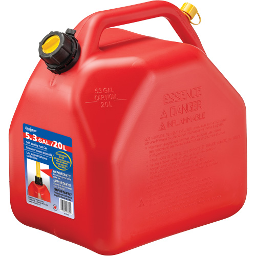 Jerry Cans, 5.3 US gal./20.06 L, Red, CSA Compliant/ULC Groupe Generik