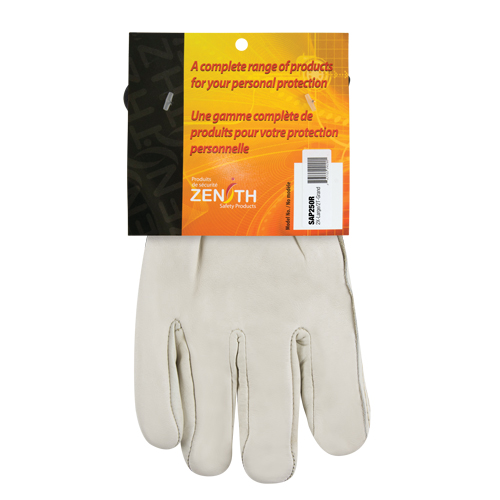 Standard-Duty Winter-Lined Driver's Gloves, 2X-Large, Grain Cowhide Palm, Fleece Inner Lining Groupe Generik