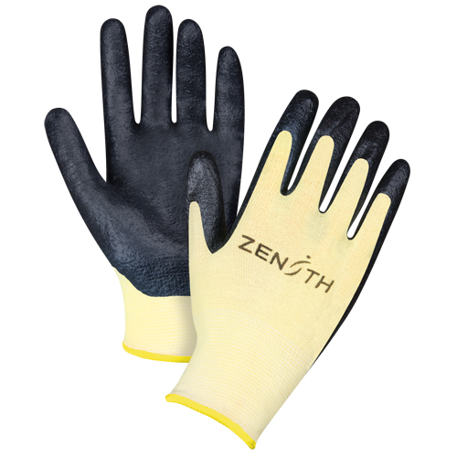 Gants r&eacute;sistants &agrave; la coupe avec prise sup&eacute;rieure, Taille 2T-Grand/11, Calibre 13, Rev&ecirc;tement Mousse de nitrile, Enveloppe en Aramide, ANSI/ISEA 105 niveau 3/EN 388 niveau 5 Groupe Generik