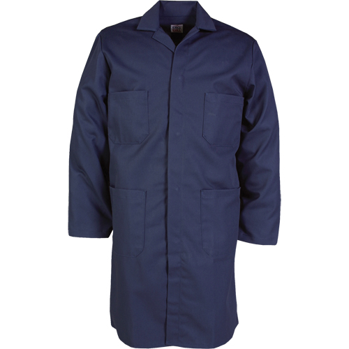 Lab Coats, Poly-Cotton, 44, Navy Blue Groupe Generik