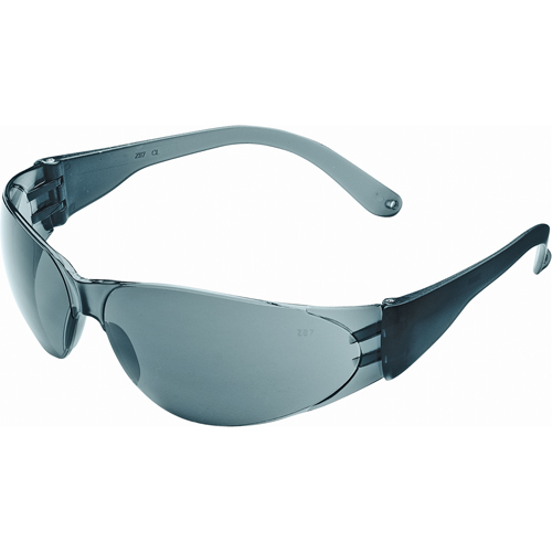 Lunettes de s&eacute;curit&eacute; Checklite Duramass, Lentille Grise/fum&eacute;e, Antibu&eacute;e/Anti-&eacute;gratignures, ANSI Z87+/R&eacute;pond ou surpasse la norme CSA Z94.3 Groupe Generik