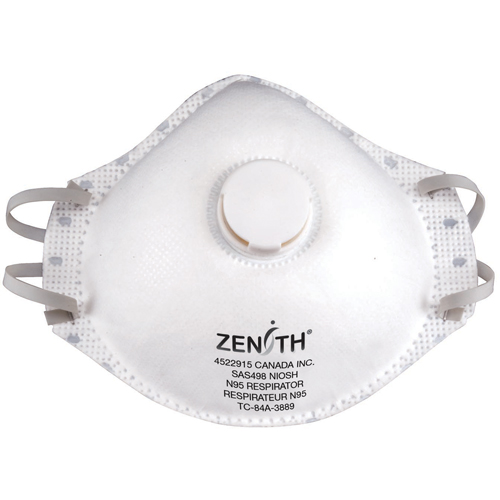 Respîrateur contre les particules - Emballage pour machine distributrice, N95, Certifi&eacute; NIOSH, Moyen/grand Groupe Generik
