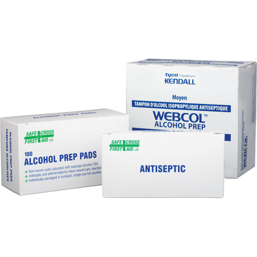 Tampons alcoolis&eacute;s, Serviette, Antiseptique Groupe Generik