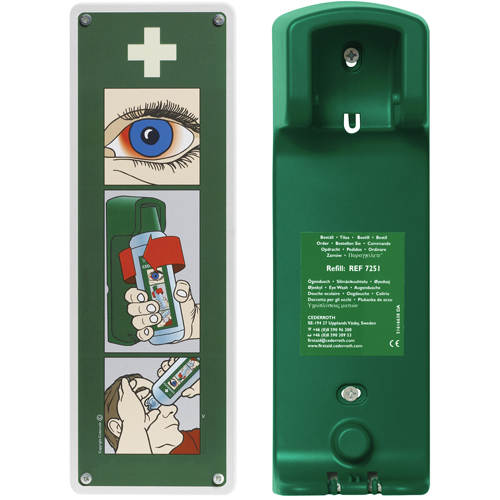 Support mural pour solution ophtalmique Cederroth Groupe Generik