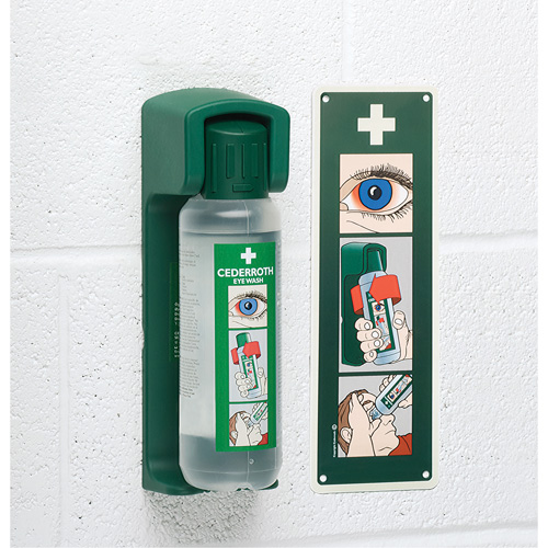 Support mural pour solution ophtalmique Cederroth Groupe Generik