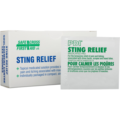 Tampons AfterBite pour le soulagement des piqûres d'insectes Groupe Generik