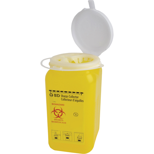 Boîtes pour objets pointus & tranchants BD, Capacit&eacute; de 1,4 L  Groupe Generik