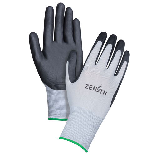 Gants l&eacute;gers enduits et respirants, 8/Moyen, R&ecirc;vetement Mousse de nitrile, Calibre 13, Enveloppe en Polyester Groupe Generik
