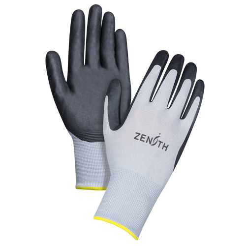 Gants l&eacute;gers enduits et respirants, 11/2T-Grand, R&ecirc;vetement Mousse de nitrile, Calibre 13, Enveloppe en Polyester Groupe Generik