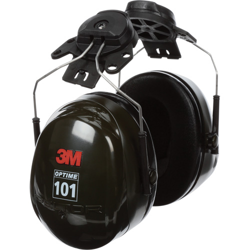 Peltor Optime 101 Series Earmuffs, Cap Mount, 24 NRR dB Groupe Generik